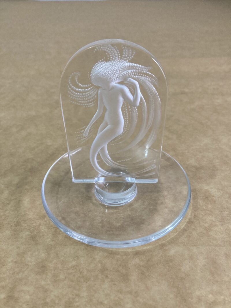 Lalique Naiad Nymph Paperweight Crystal Art figurine signed France buy