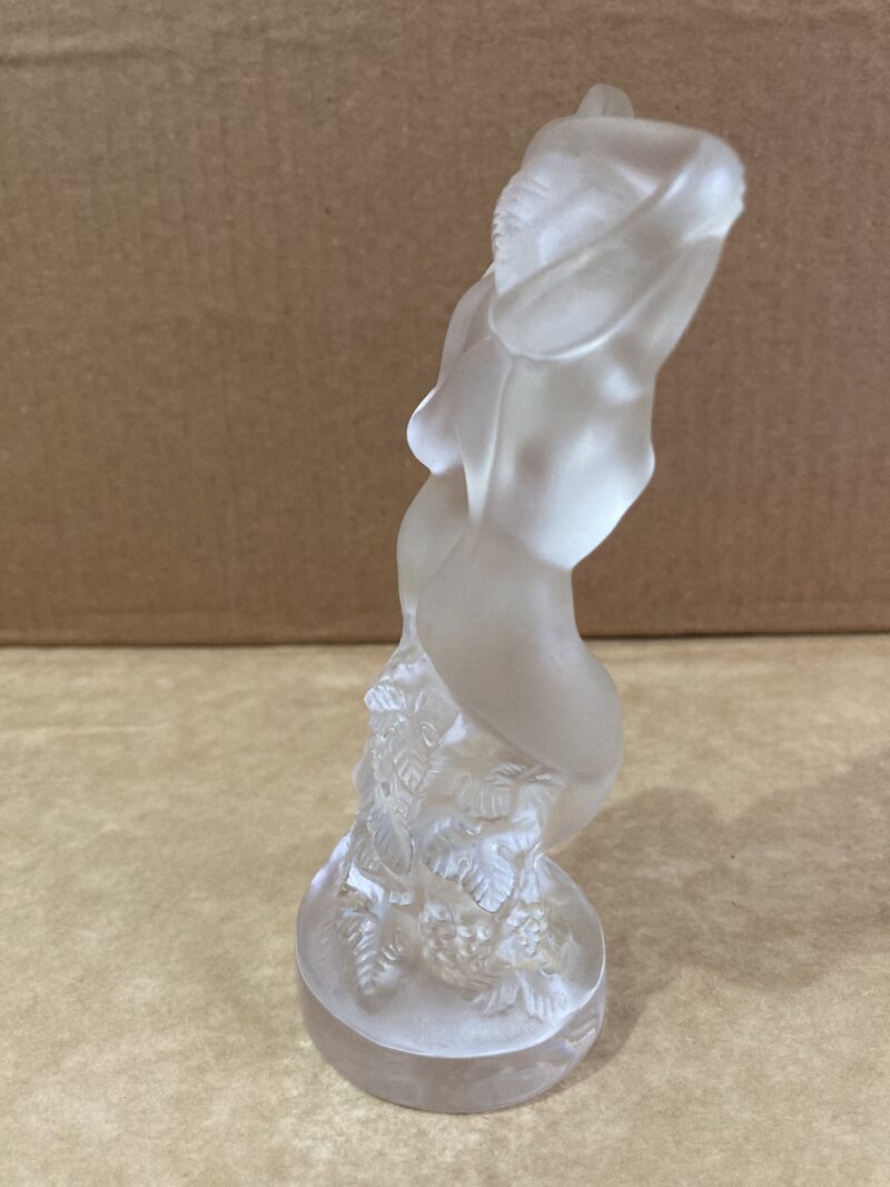 Lalique Pan & Diane Nude Crystal Art Figurine French